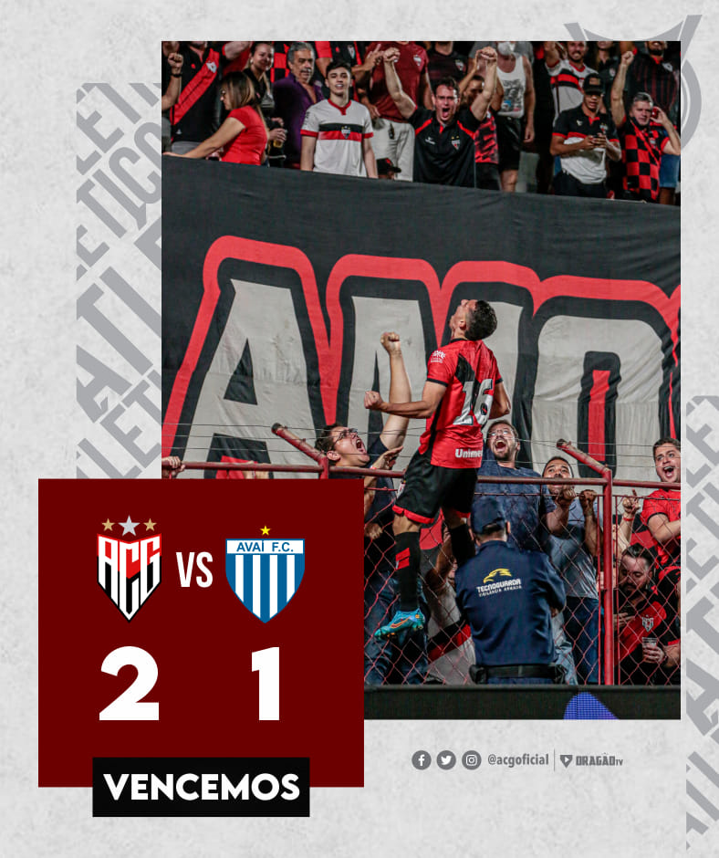 Atlético_GO vence o Avái com gols nos acréscimo