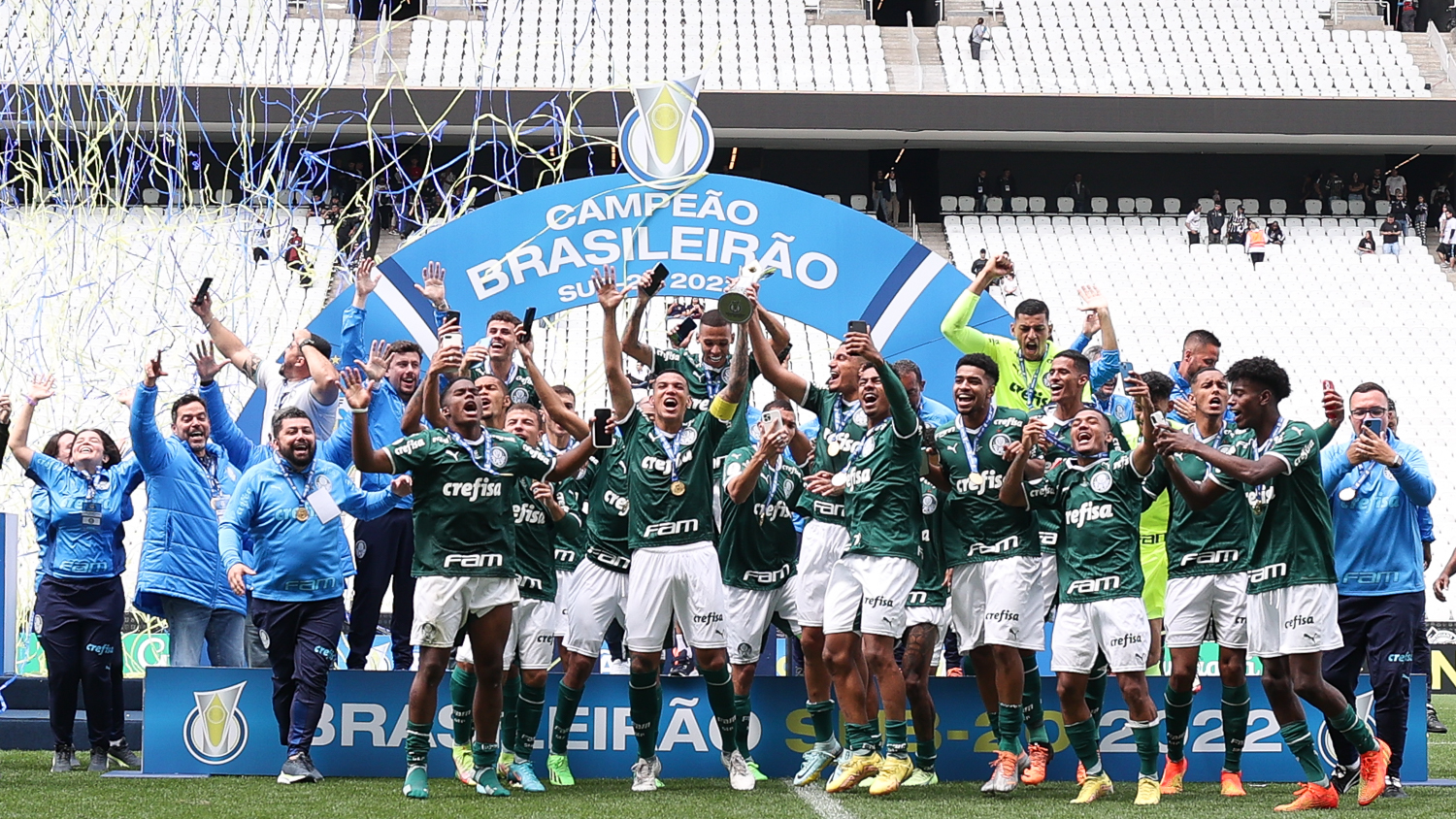 Palmeiras vence Corinthians, com gol de Endrick e é Bicampeão do Brasileirão Sub-20