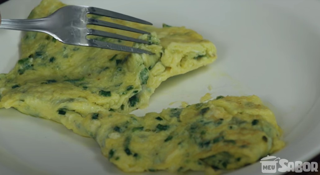 Aprenda a fazer o Omelete verde floresta, muito saboroso e fácil de fazer